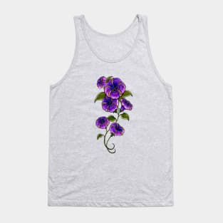 Morning Glory Tattoo Blossoms Tank Top